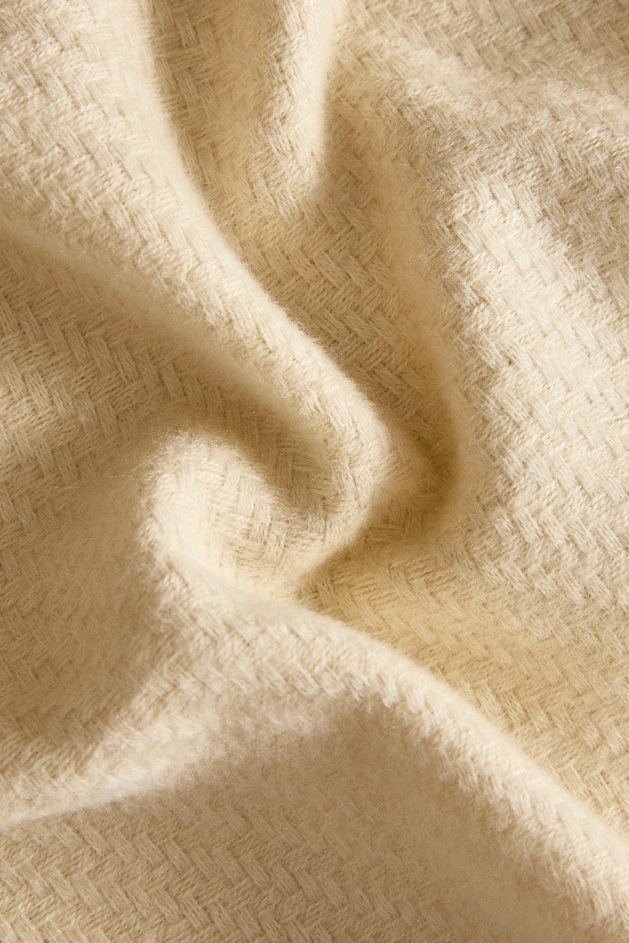PLAIN TEXTURED BLANKET